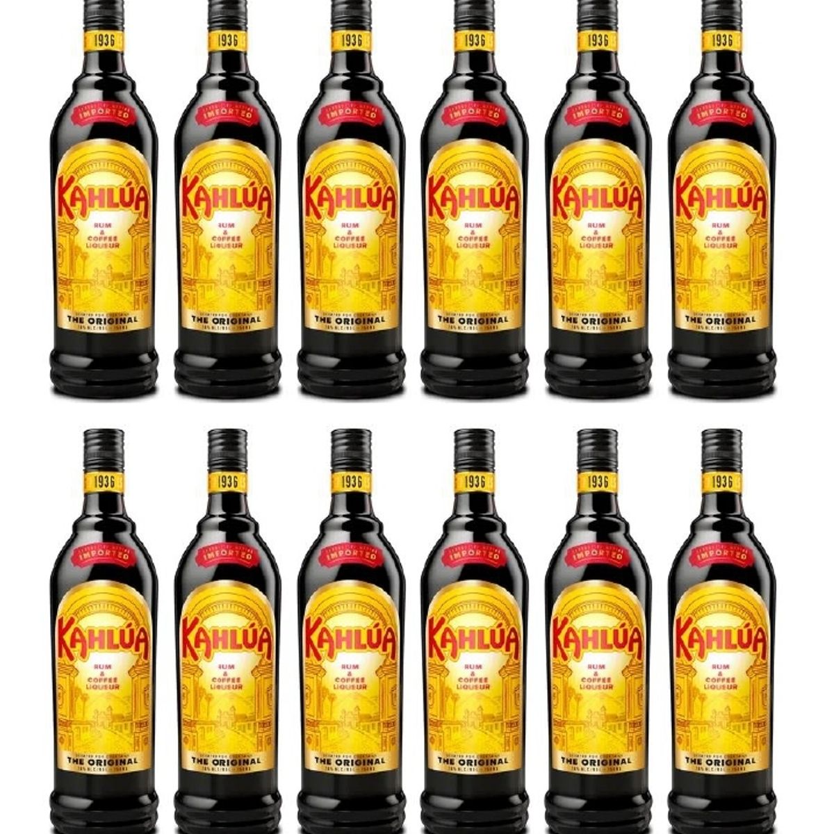 KAHLUA - Licor de Café KAHLUA Botella 750ml - 12 UND