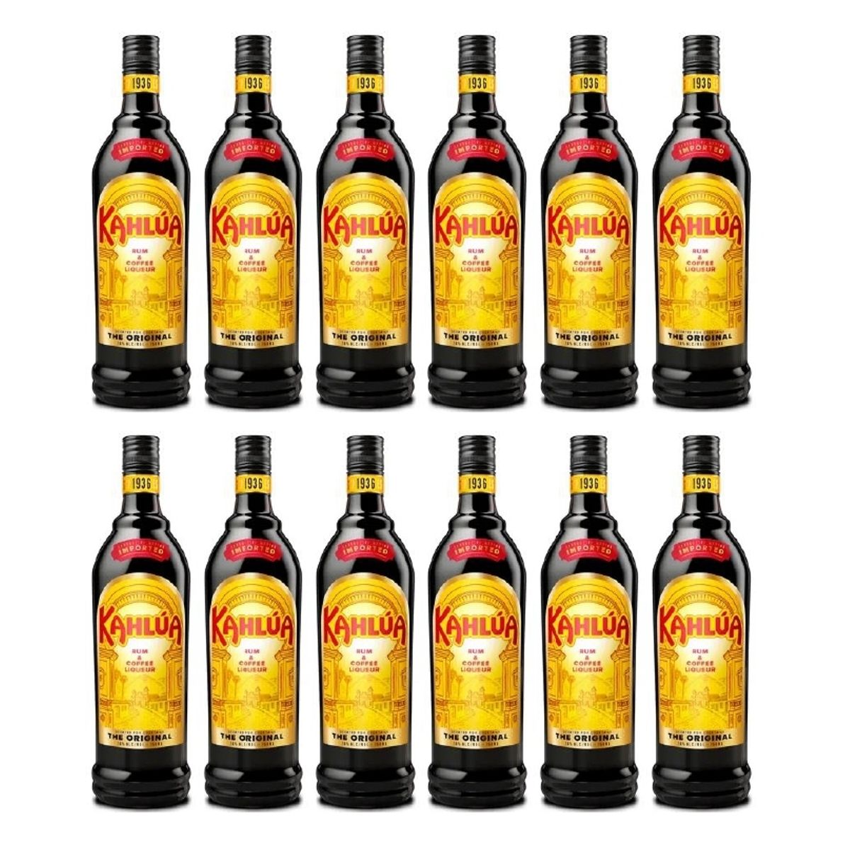 KAHLUA - Licor de Café KAHLUA Botella 750ml - 12 UND