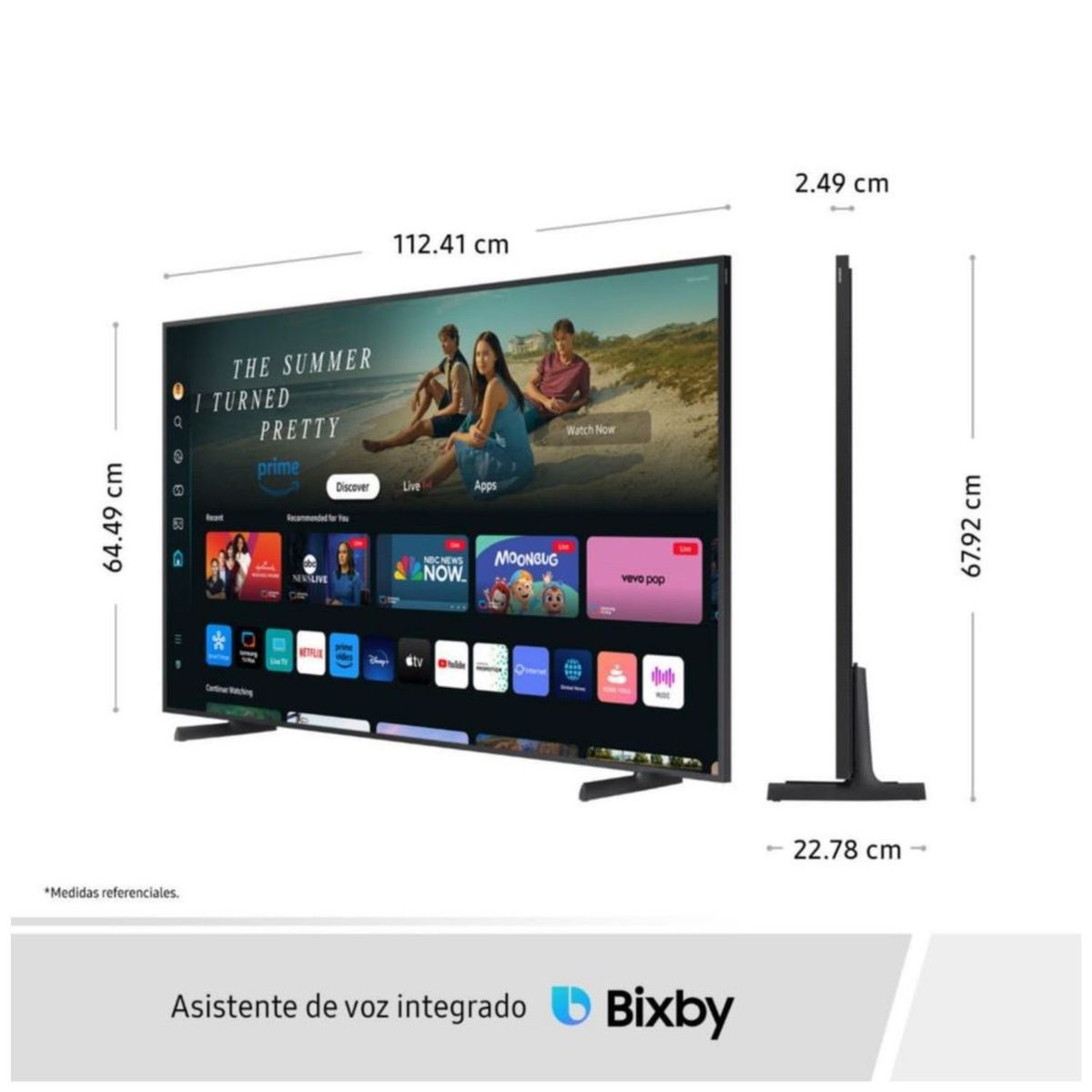 SAMSUNG - Televisor Samsung The Frame 50" QN50LS03D Qled 4k Tizen Os Smart - Nuevo 2024