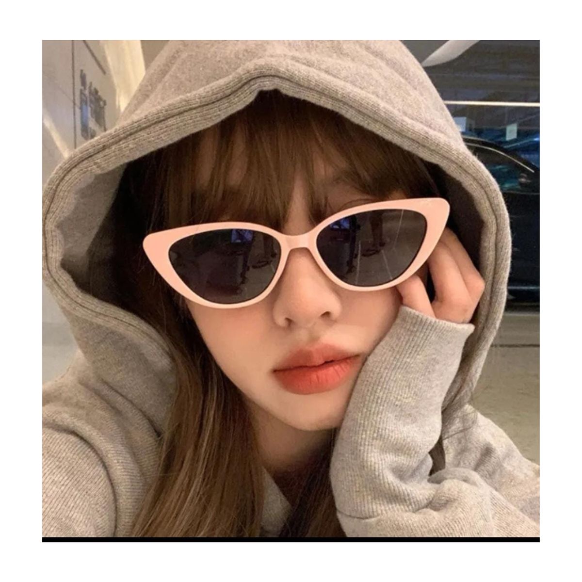 GENERICO - Lentes de Sol Mujer Elegante PL4933 Rosado