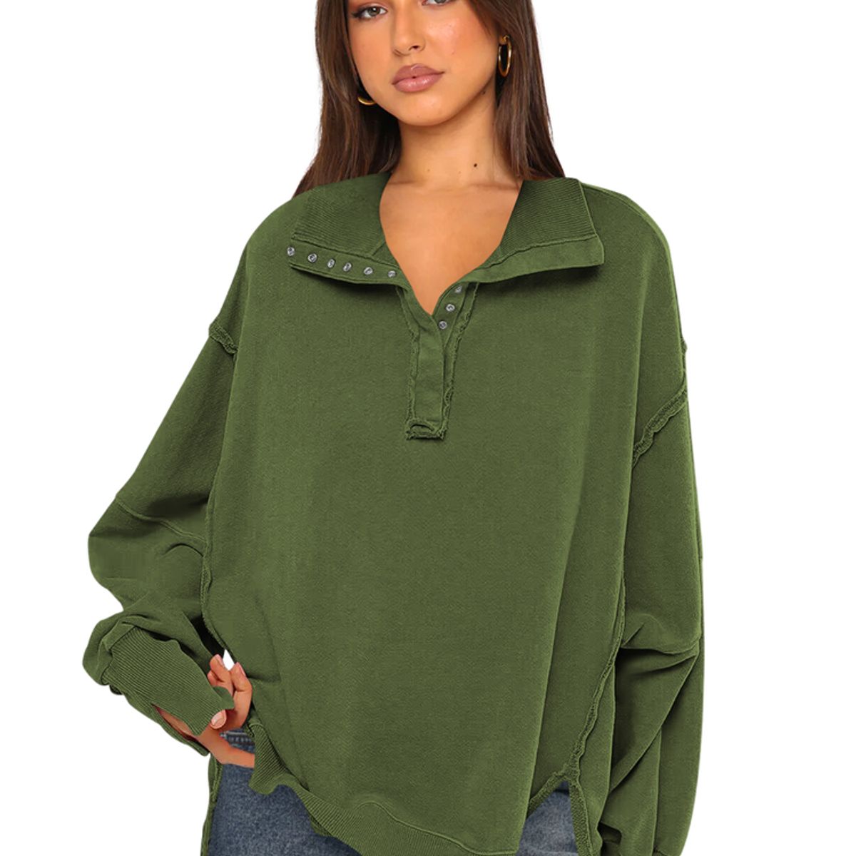 BLWOENS - Polerón Mujer - Verde