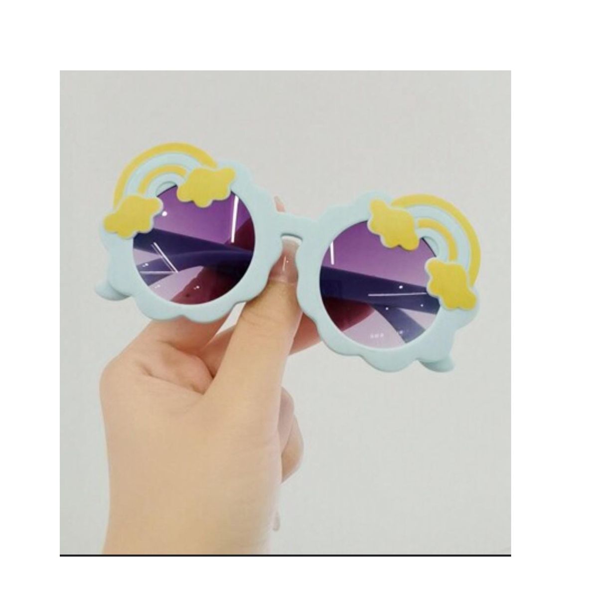 GENERICO - Lentes de Sol Niña Arcoiris  PL3922 Blanco