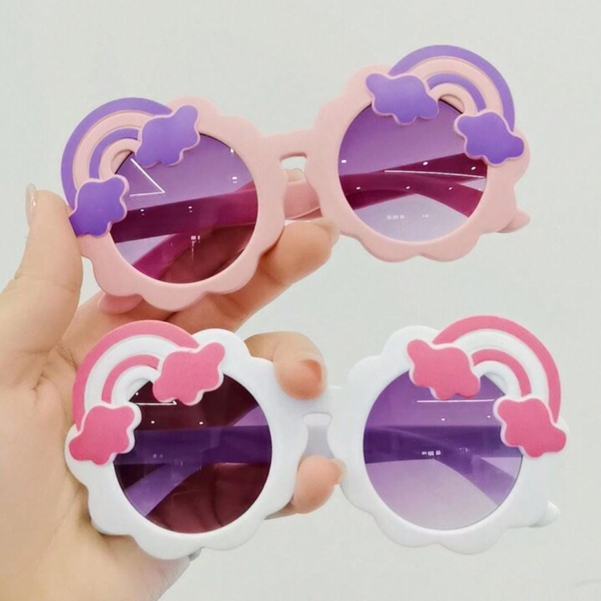 GENERICO - Lentes de Sol Niña Arcoiris  PL3922 Rosado