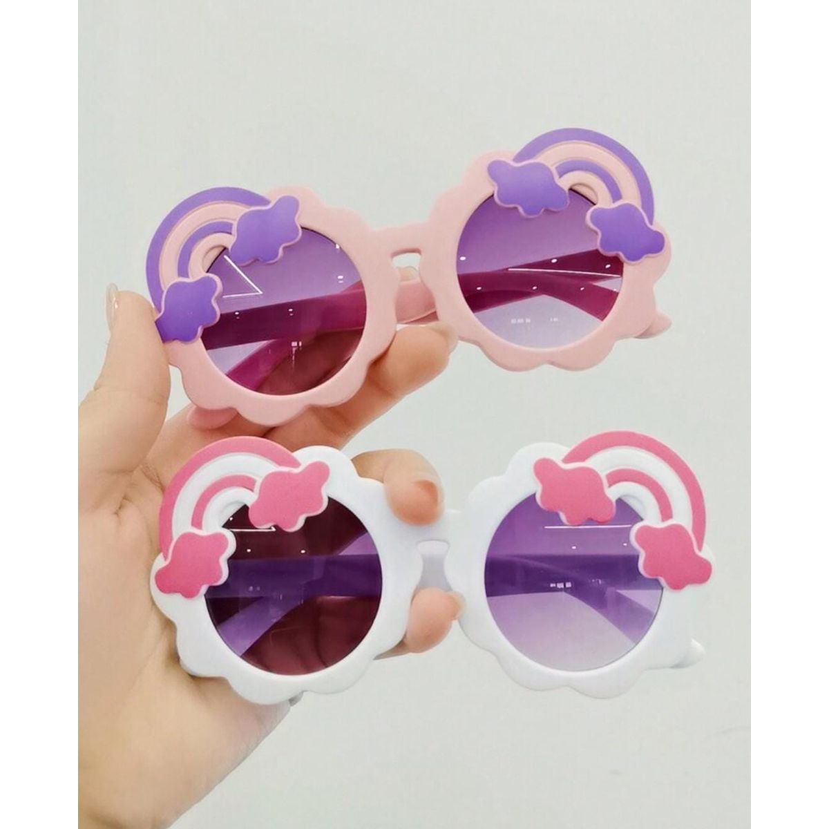 GENERICO - Lentes de Sol Niña Arcoiris  PL3922 Rosado