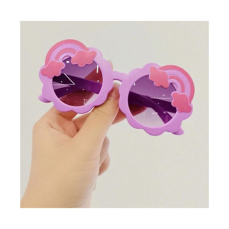 GENERICO - Lentes de Sol Niña Arcoiris  PL3922 Morado