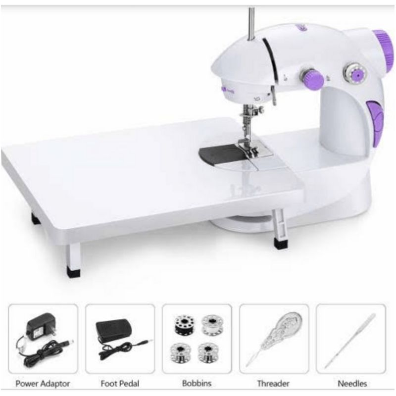 GENERICO - Mini Máquina de Coser Portatilcon Mesa de Apoyo