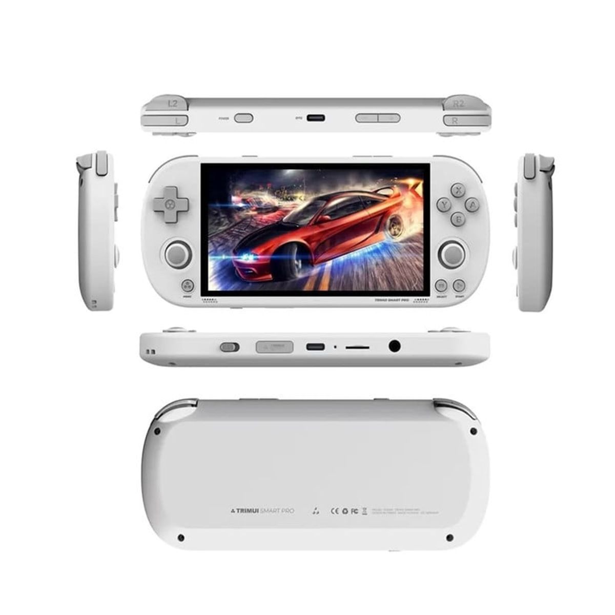HANDS UP - Consola de juegos portátil Trimui Smart Pro Blanco 64 Gb