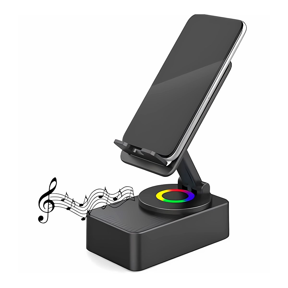 GENERICO - Soporte para Celular con Bocina Bluetooth