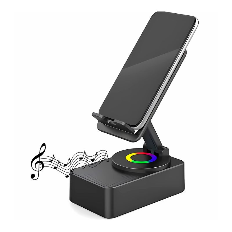 GENERICO - Soporte para Celular con Bocina Bluetooth