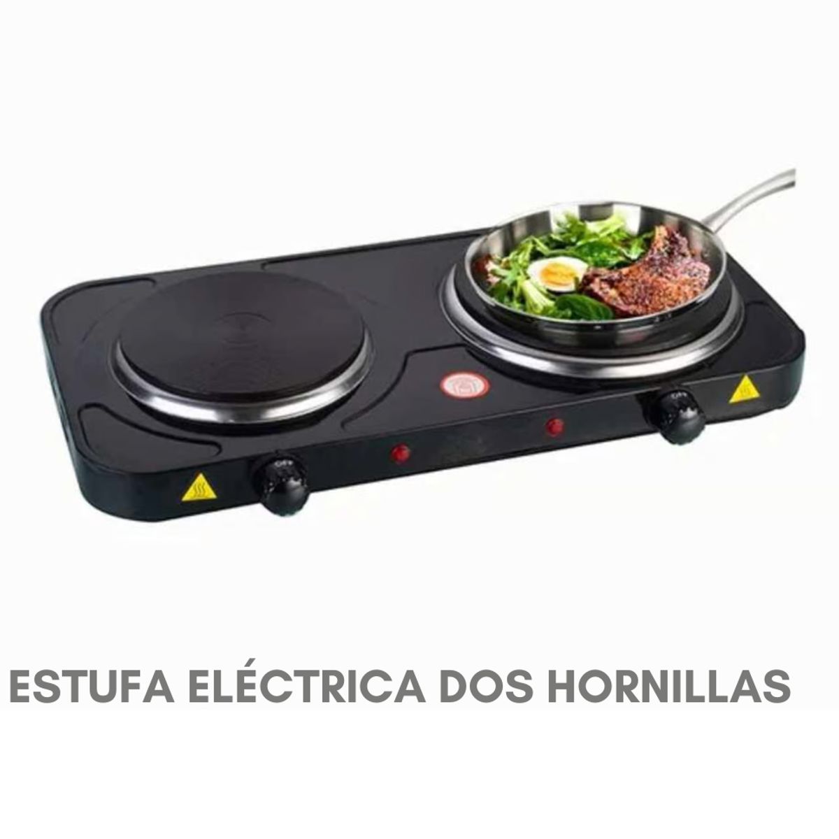 GENERICO - Cocina eléctrica dos hornillas