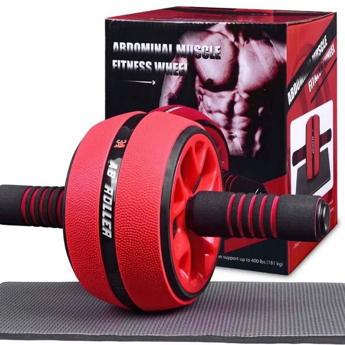 GENERICO - Rueda Abdominal Ab Roller mas Tapete