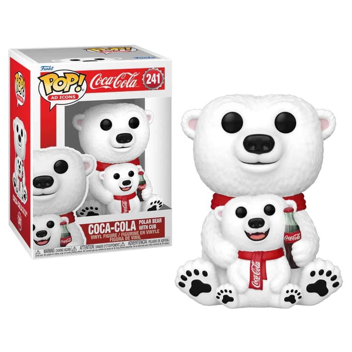 FUNKO - Funko Pop Coca Cola - Oso Polar con Osito 241