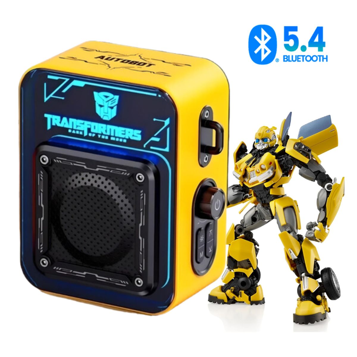 TRANSFORMERS - Altavoces Transformes Parlante con Luces RGB Portatil Bluetooth TF-Y02.