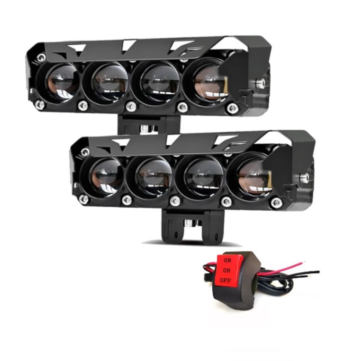 GENERICO - Par Faros Led GZ 4x4 Doble Color Alta Baja