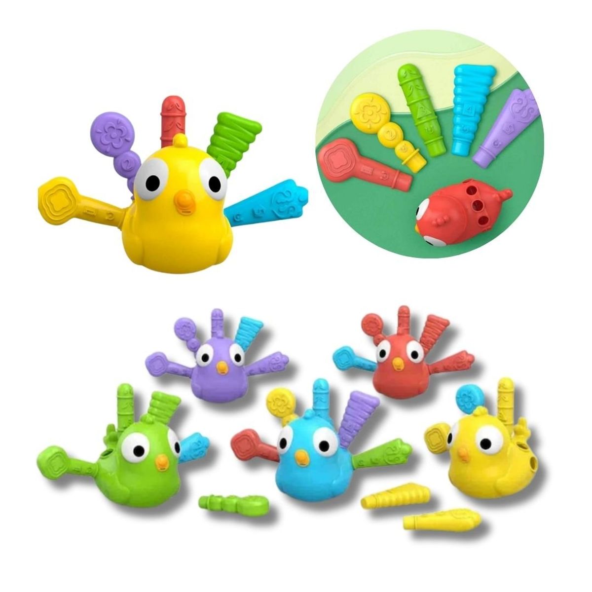 GENERICO - Juego De Motricidad Pájaros Y Plumas