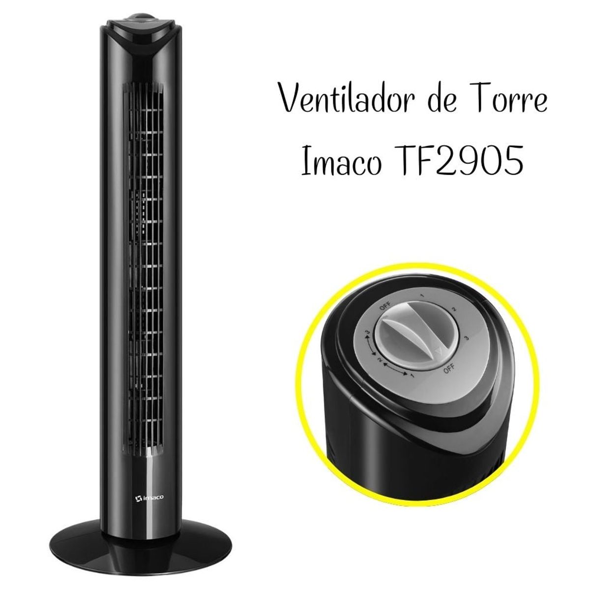 IMACO - Ventilador Imaco de Torre TF2905  50watts
