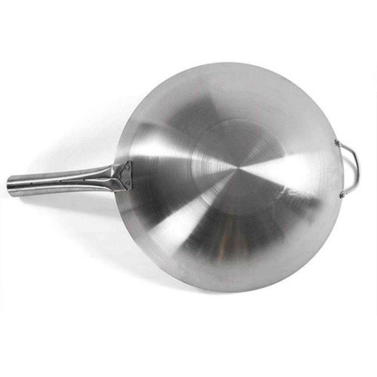 GENERICO - Sarten Wok Chifero # 36 cm De Acero Inoxidable 304