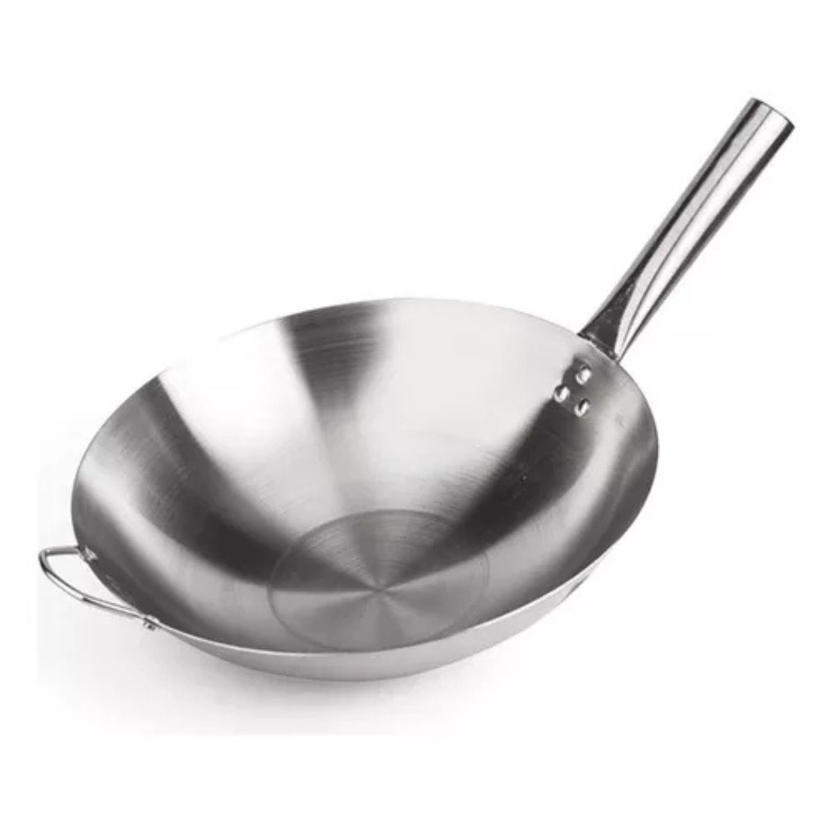 GENERICO - Sarten Wok Chifero # 36 cm De Acero Inoxidable 304