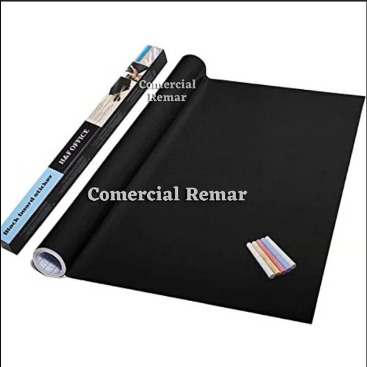 GENERICO - Pizarra Novedosa Pegable de Color Negro