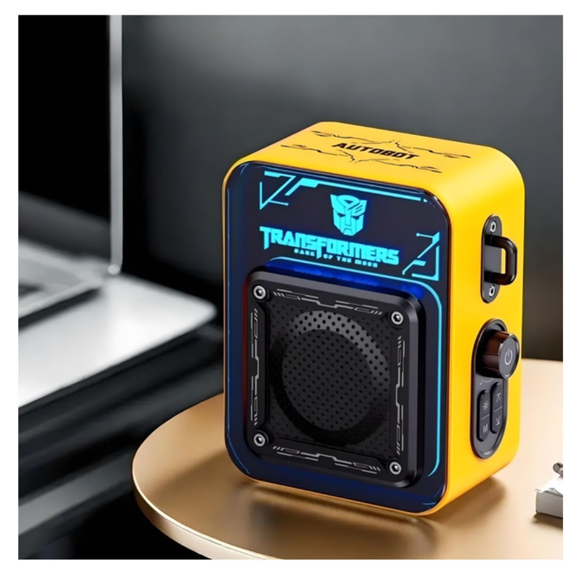 TRANSFORMERS - Altavoces Transformes Parlante con Luces RGB Portatil Bluetooth TF-Y02