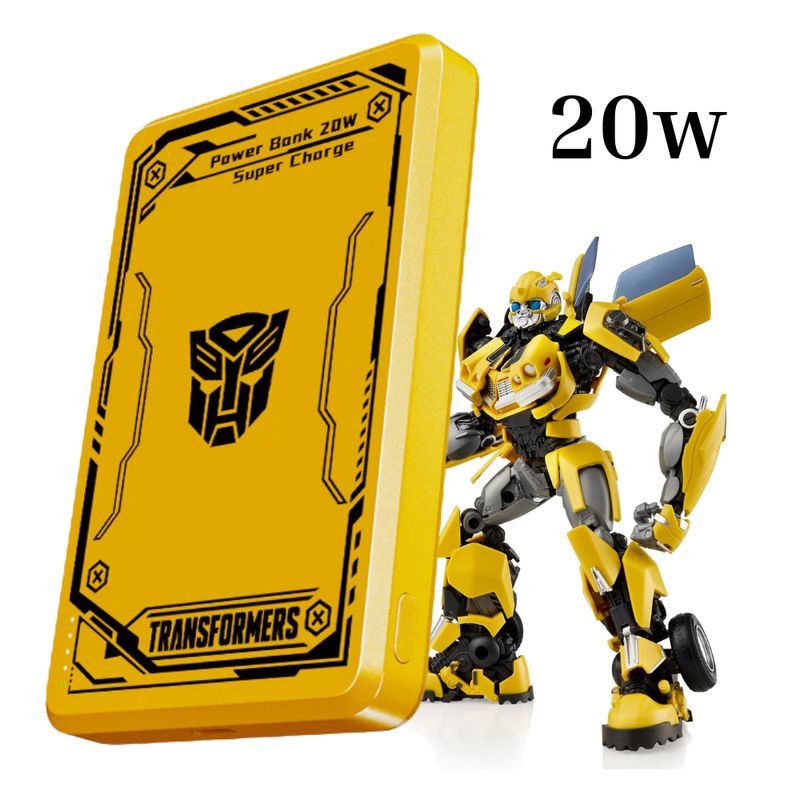 TRANSFORMERS - Power Bank Magnético Carga Rapida Transformers TF-D02 de 10000 mAh