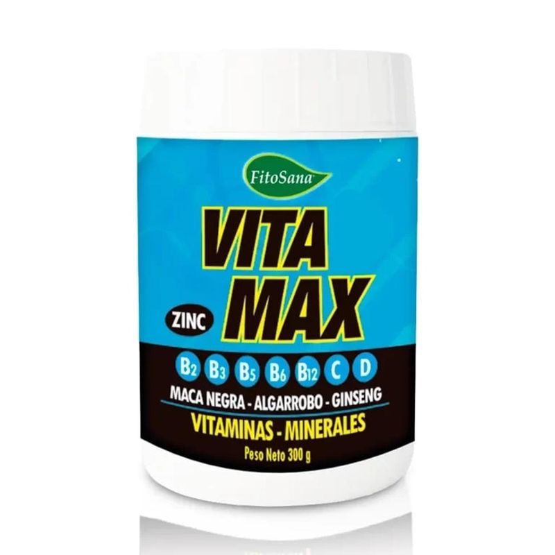 FITOSANA - VitaMax Batido en Polvo - Vitaminas B C D y Zinc 300g