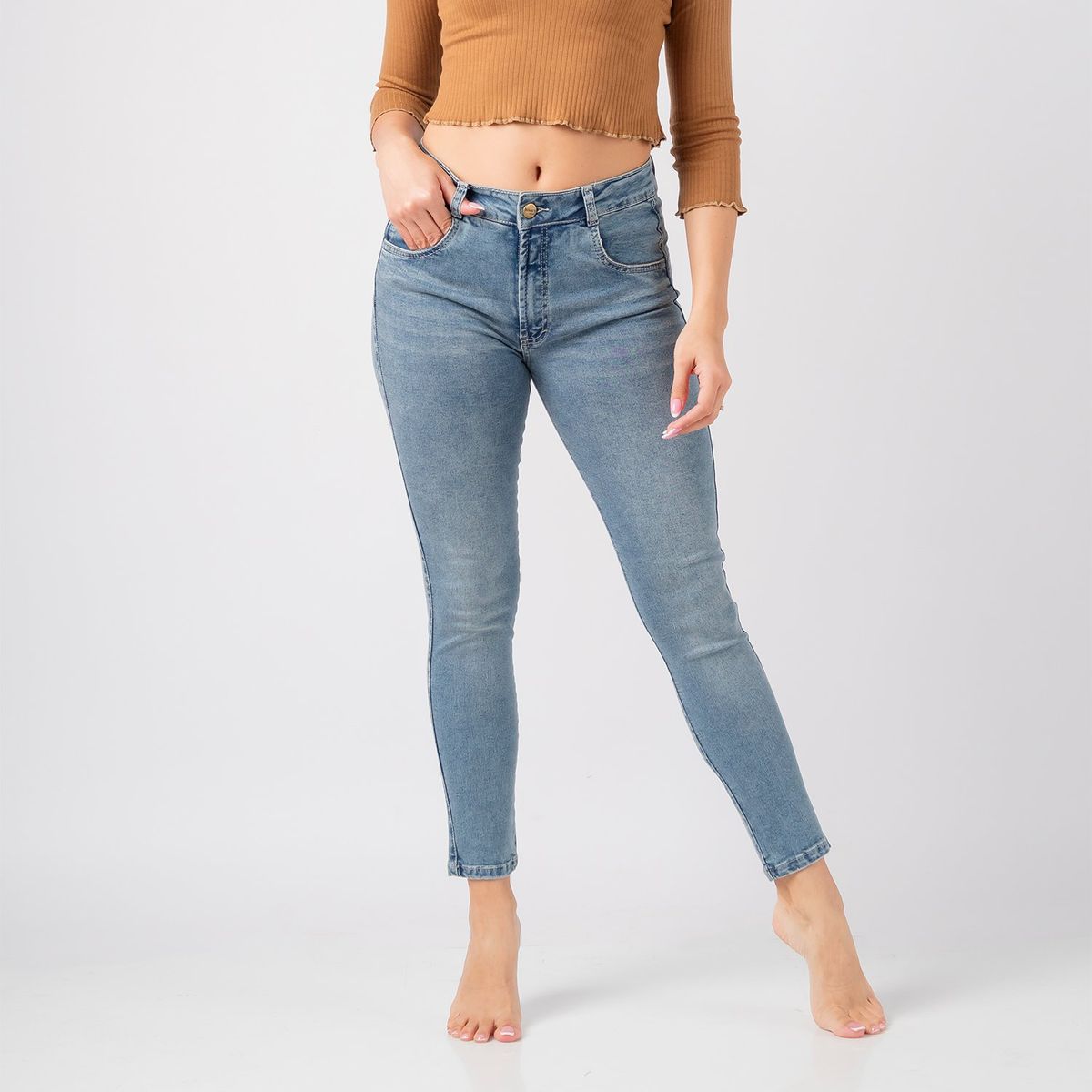 ROXJES JEANS - Jean Skinny Corte Corazón Mujer Roxjes