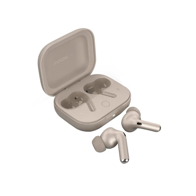 MOTOROLA - AUDIFONO INALAMBRICO MOTOROLA MOTOBUDS COLOR ARENA PN PG38C05896