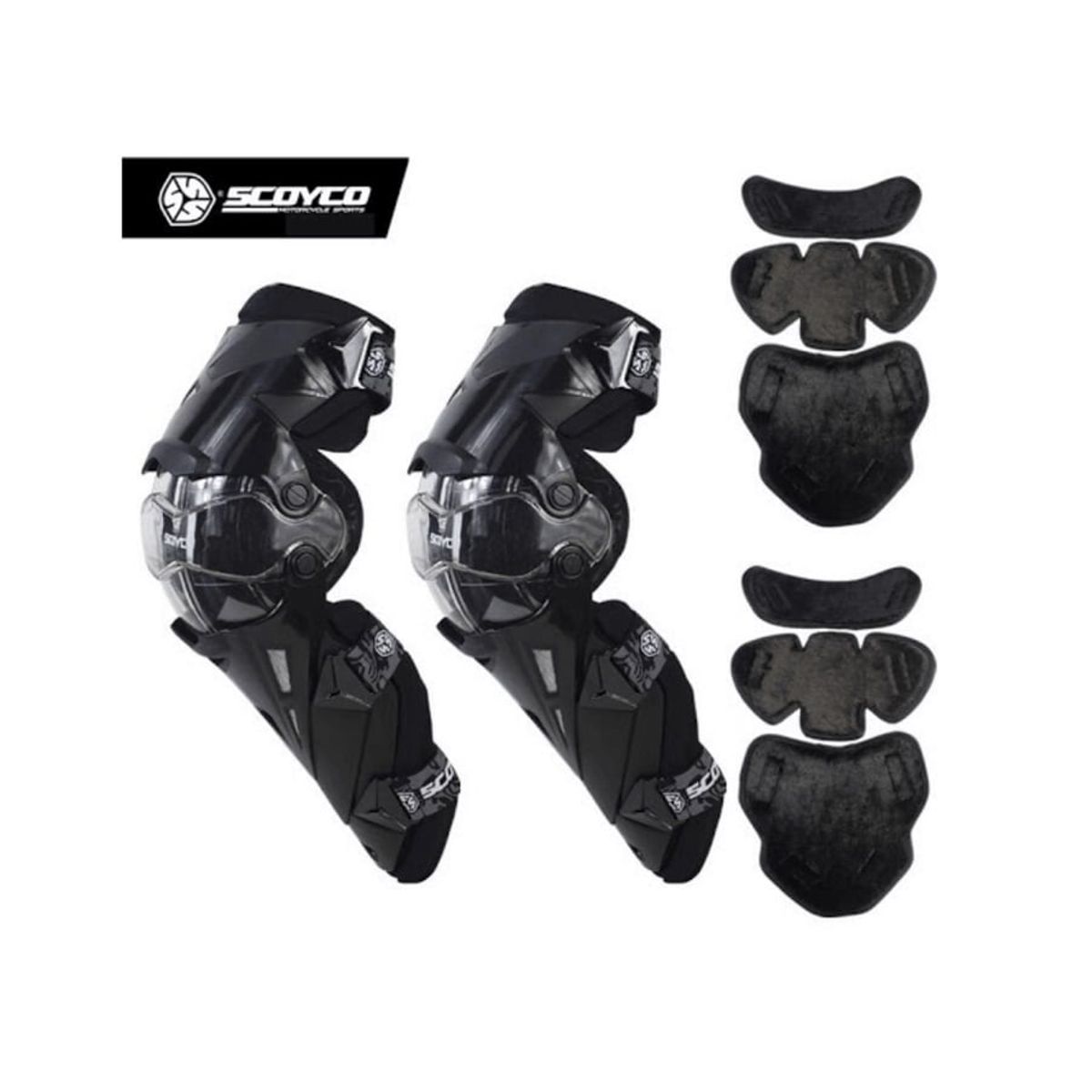 GENERICO - RODILLERA K12 ARTICULABLE SCOYCO NEGRA