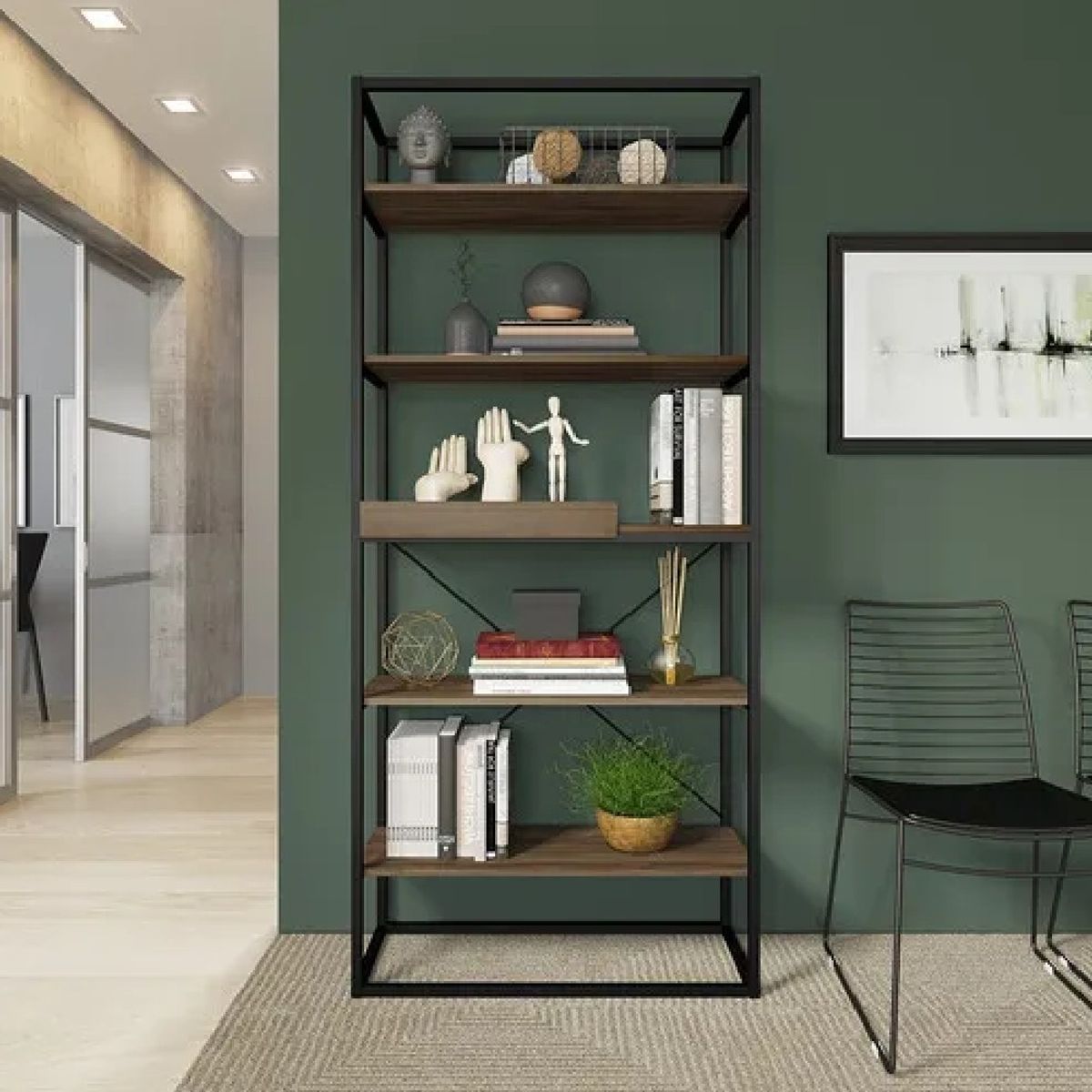 NACION MUEBLES - Estante Nacion Muebles Narciso Color Gales