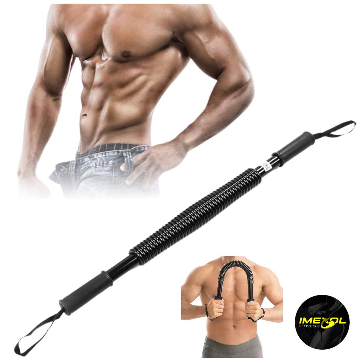 GENERICO - Barra de Resistencia 30kg torsion Fuerza Resistencia