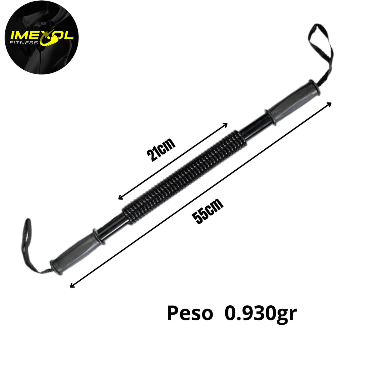 GENERICO - Barra de Resistencia 30kg torsion Fuerza Resistencia