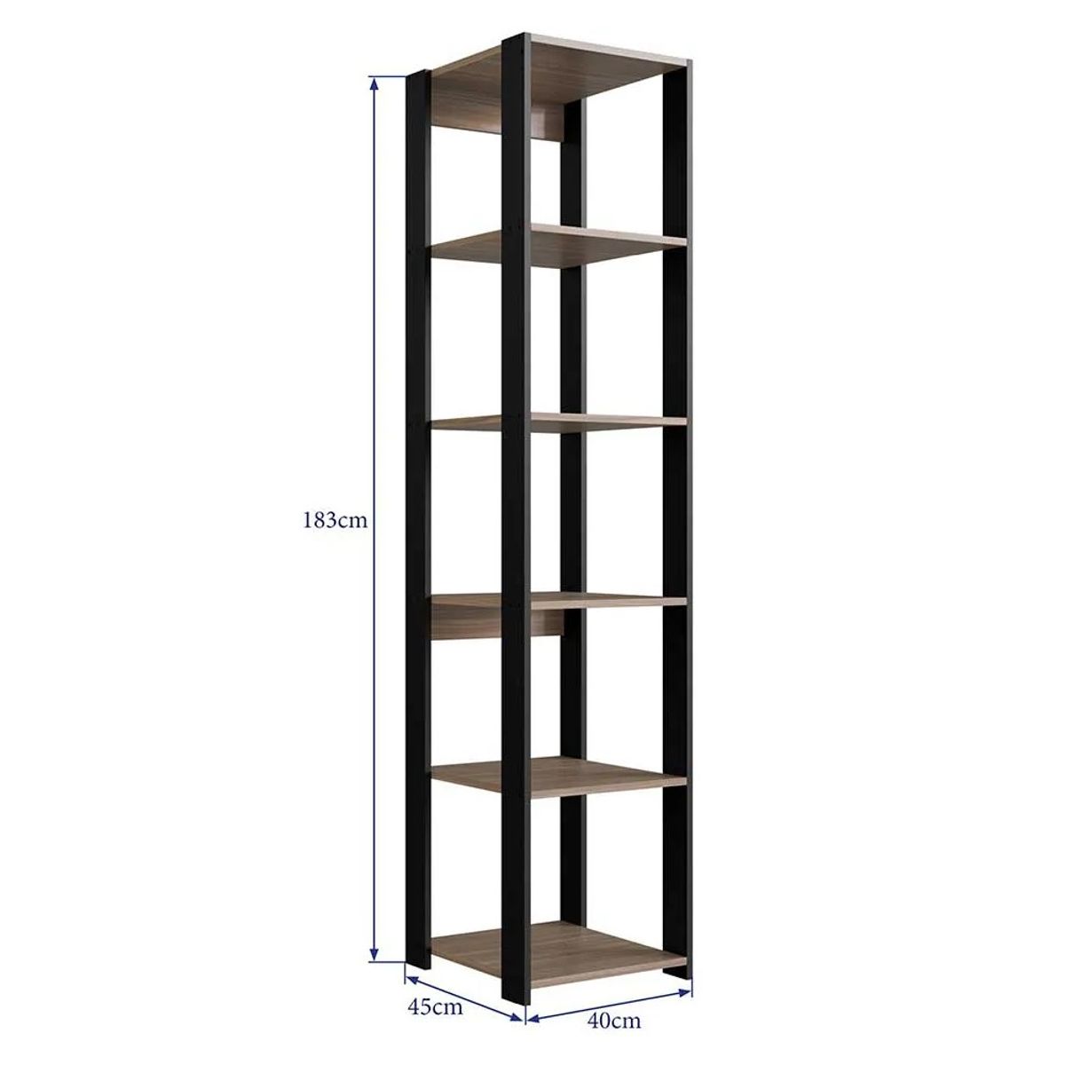 NACION MUEBLES - Estante Nacion Muebles Dante Color Miel