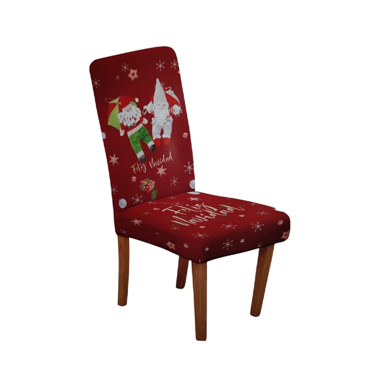 GENERICO - FUNDAS DE SILLA NAVIDEÑAS PARA 6 SILLAS