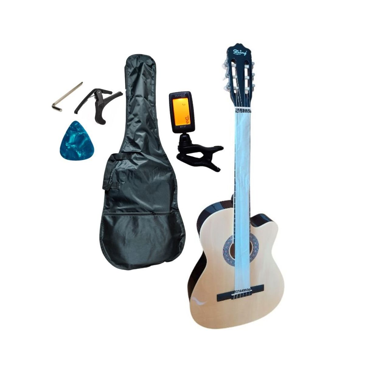 GENERICO - Guitarra Acustica String Original + Accesorios Completos