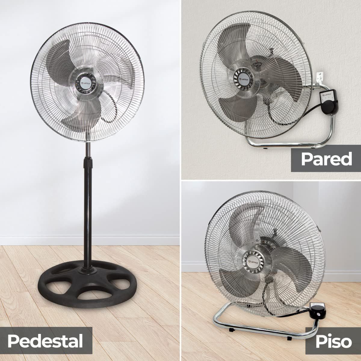 GENERICO - Ventilador 3 En 1 18" 100W