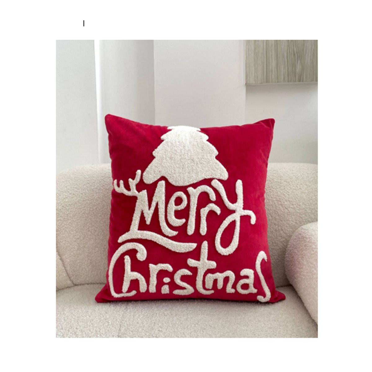 GENERICO - NAVIDAD - Cobertor de cojín de poliéster modelo navideño