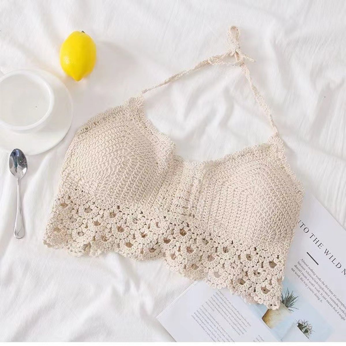 KAST PE - Top de Verano Capri Beach Beige - Talla S