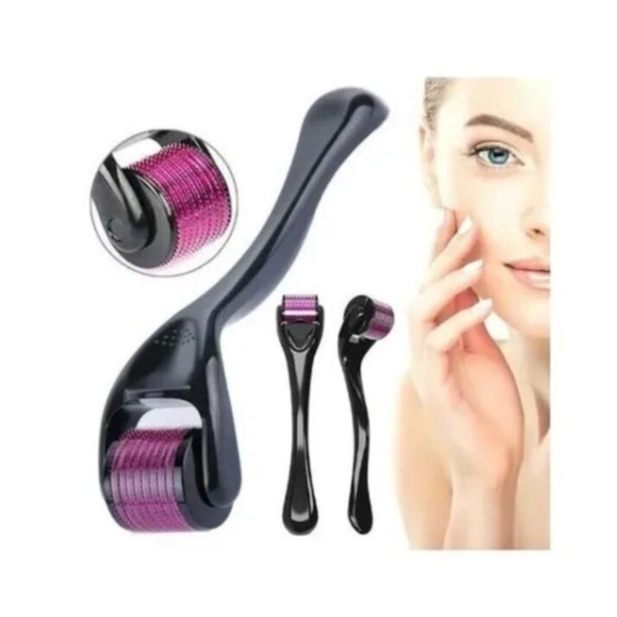 ROSH - Derma Roller Rodillo para la Piel Barba y Cabello 05mm