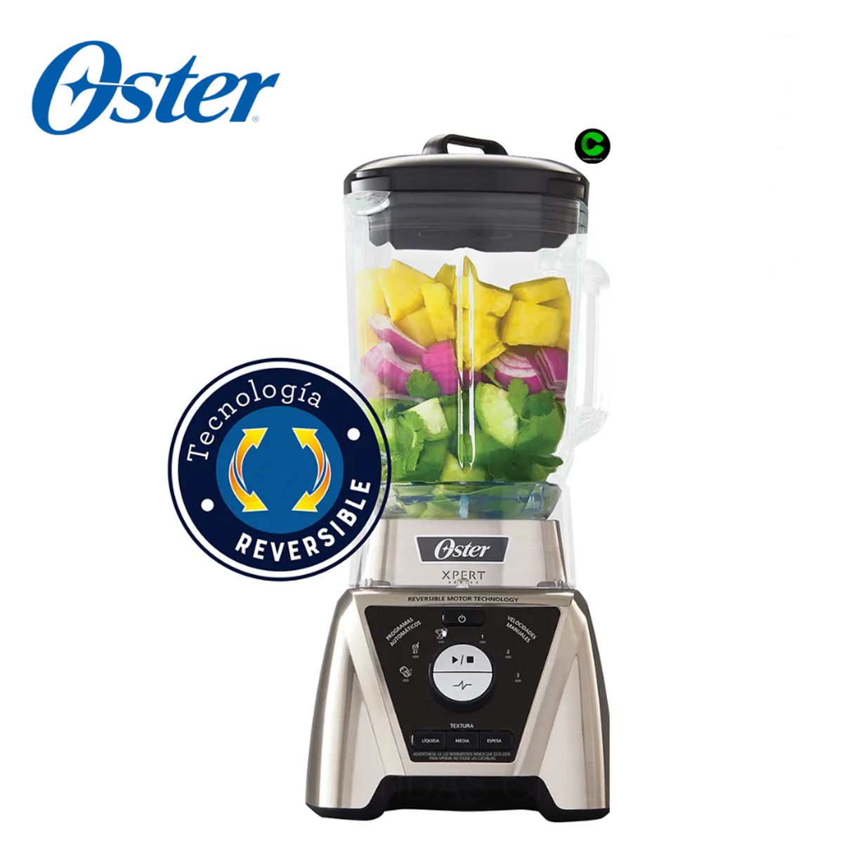 OSTER - Licuadora Xpert Series™ niquelada con control de textura BLST3B CPG
