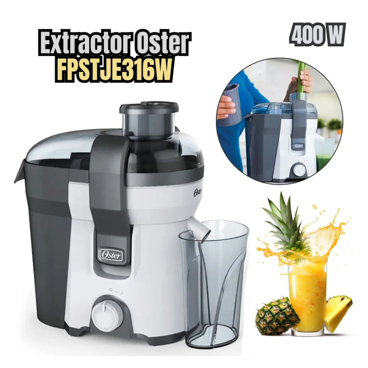 OSTER - Extractor de jugos Oster® FPSTJE316W