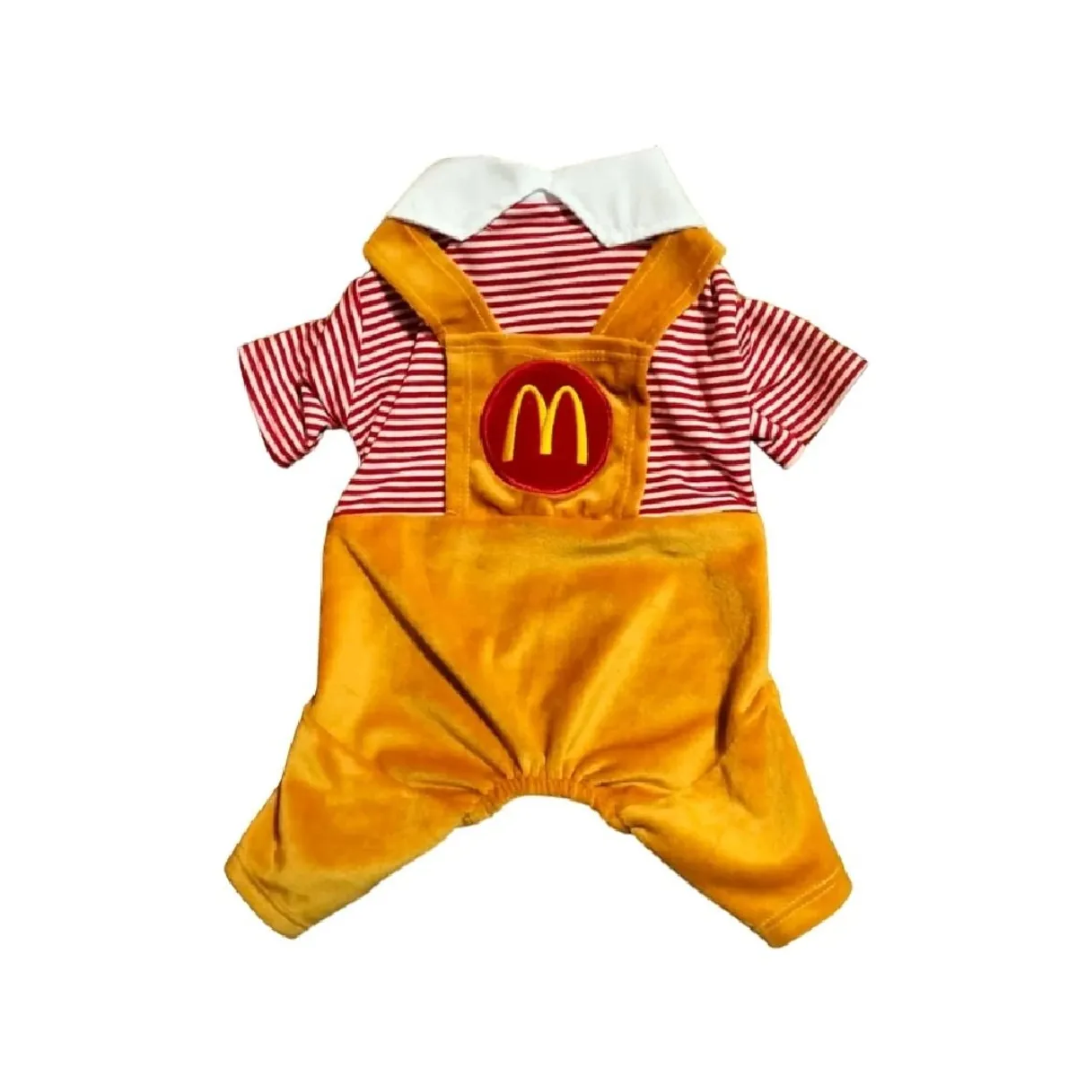 GENERICO - Disfraz Halloween mascotas Ronald Mc Donald's talla 1
