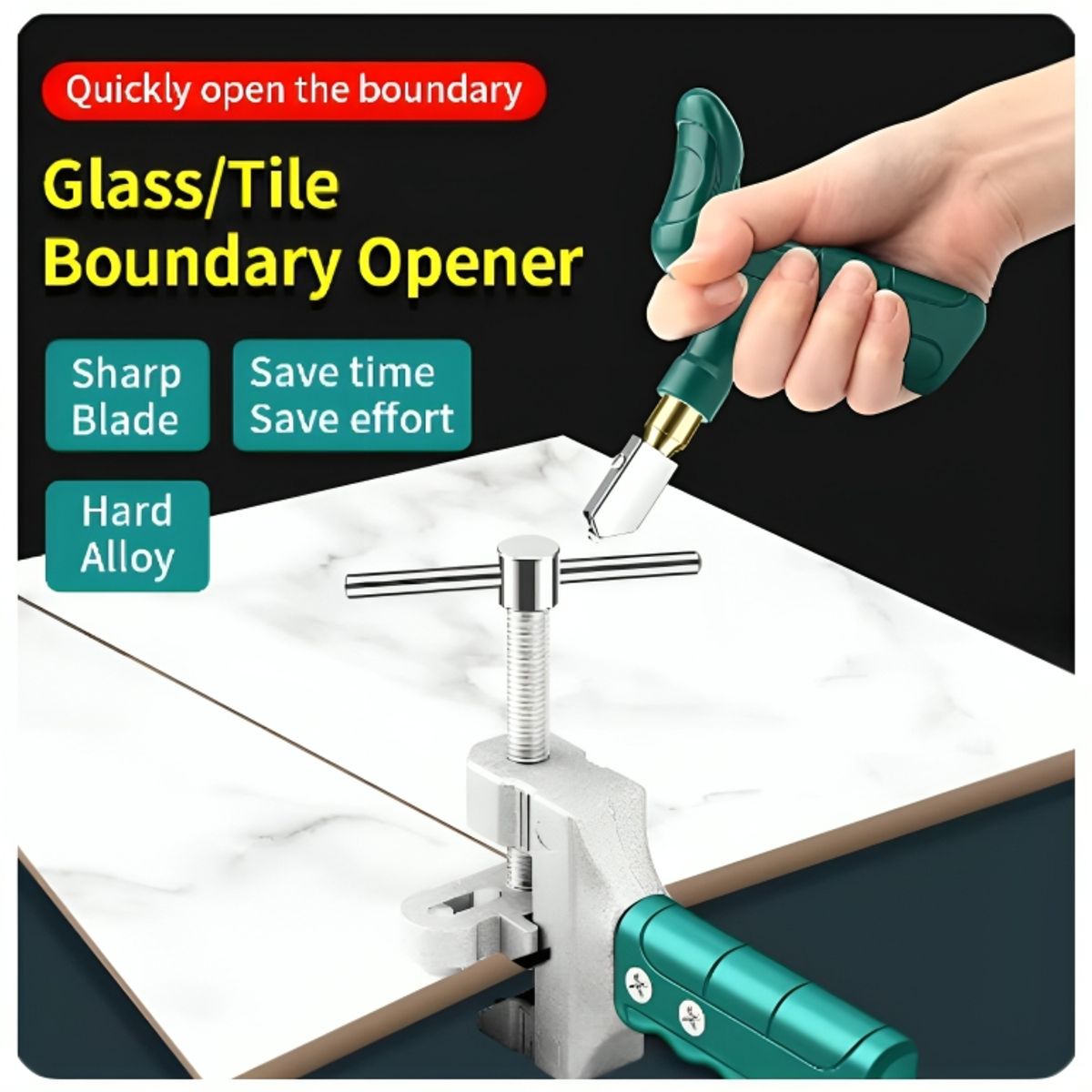 GENERICO - Kit Cortador Manual de Vidrio y Cerámicas