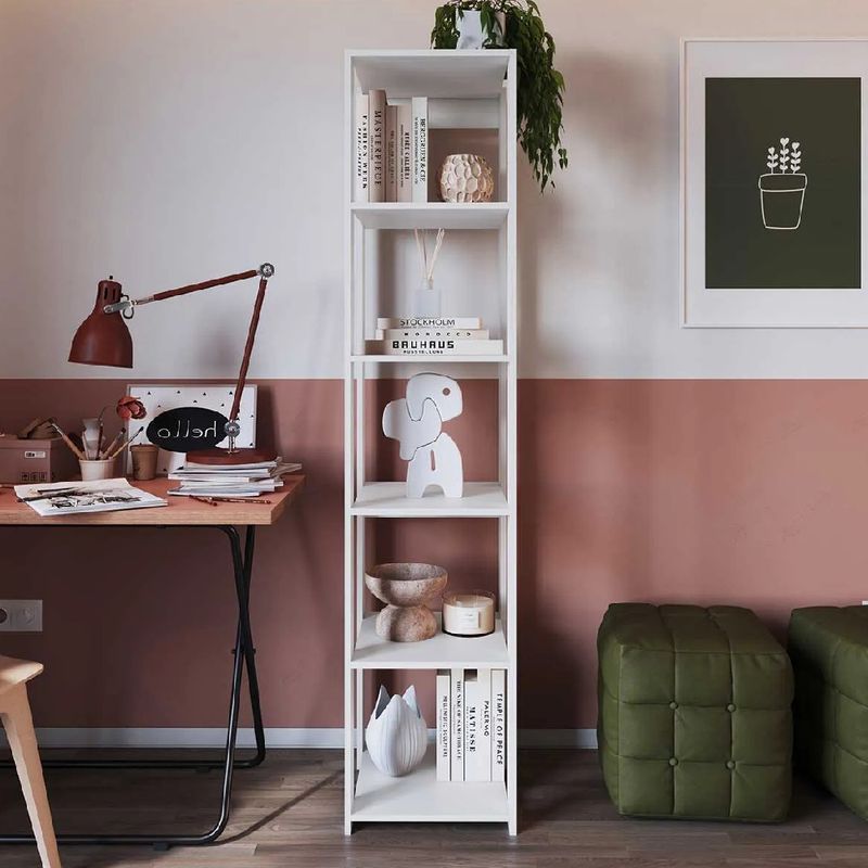 NACION MUEBLES - Estante Nacion Muebles Dino Color Blanco