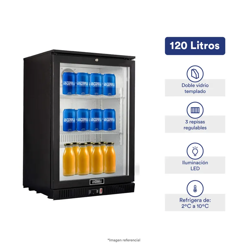 ILUMI - Visicooler estatico Ilumi de 120L