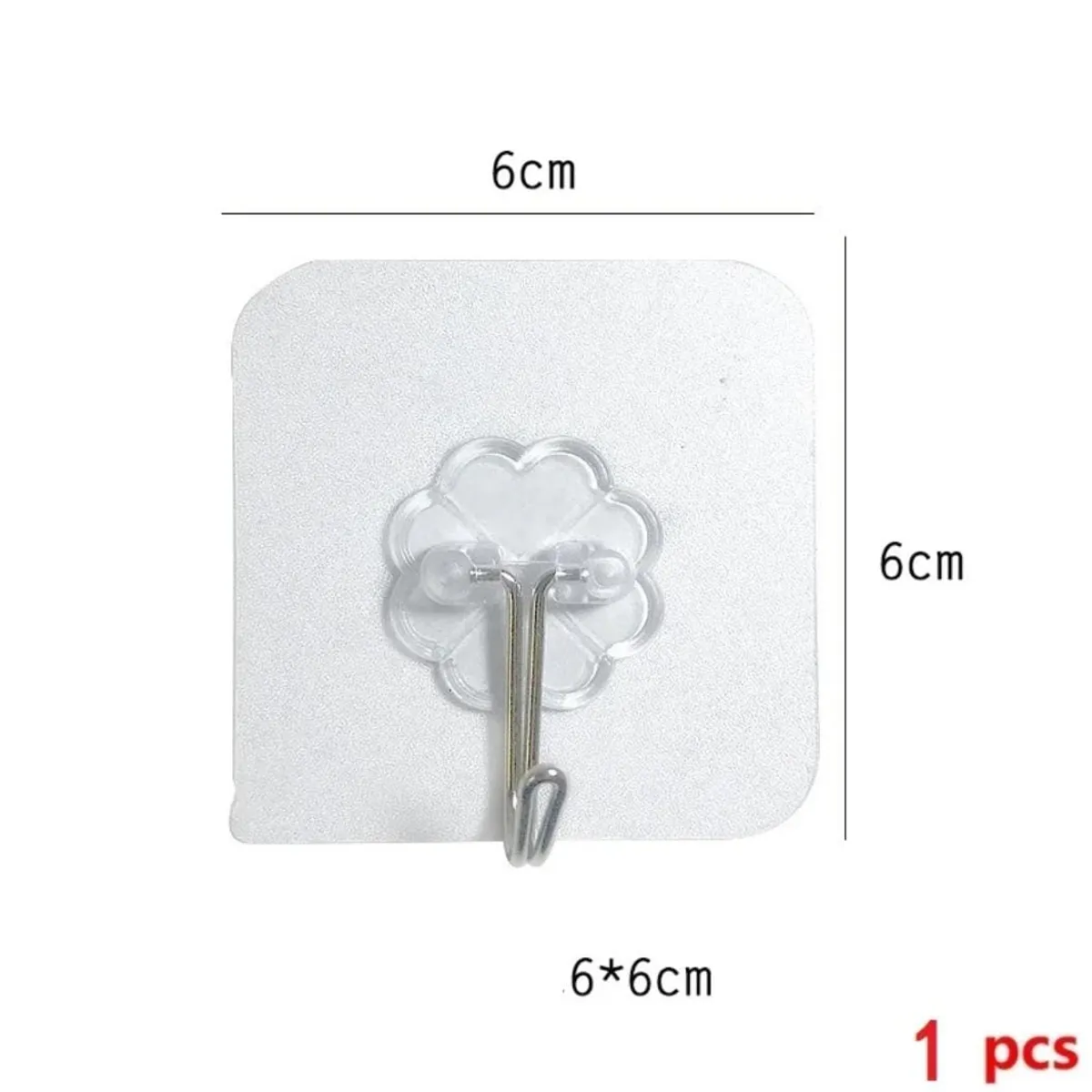 GENERICO - GANCHO ADHESIVO MULTIFUNCIÓN PACK POR 10 UND