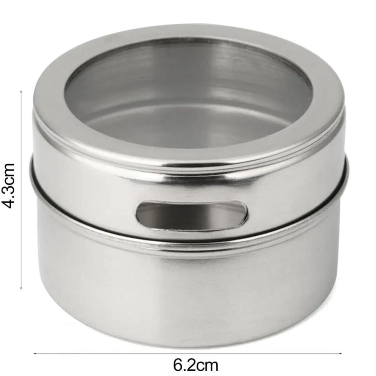 GENERICO - CONDIMENTERO DE COCINA IMANTADOS PACK POR 4 UND