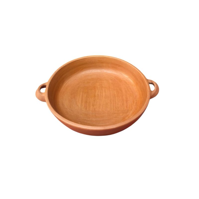 ACHALLAY ARTESANIA DE BARRO - Plato de Barro/Perol Artesanal 24 cm