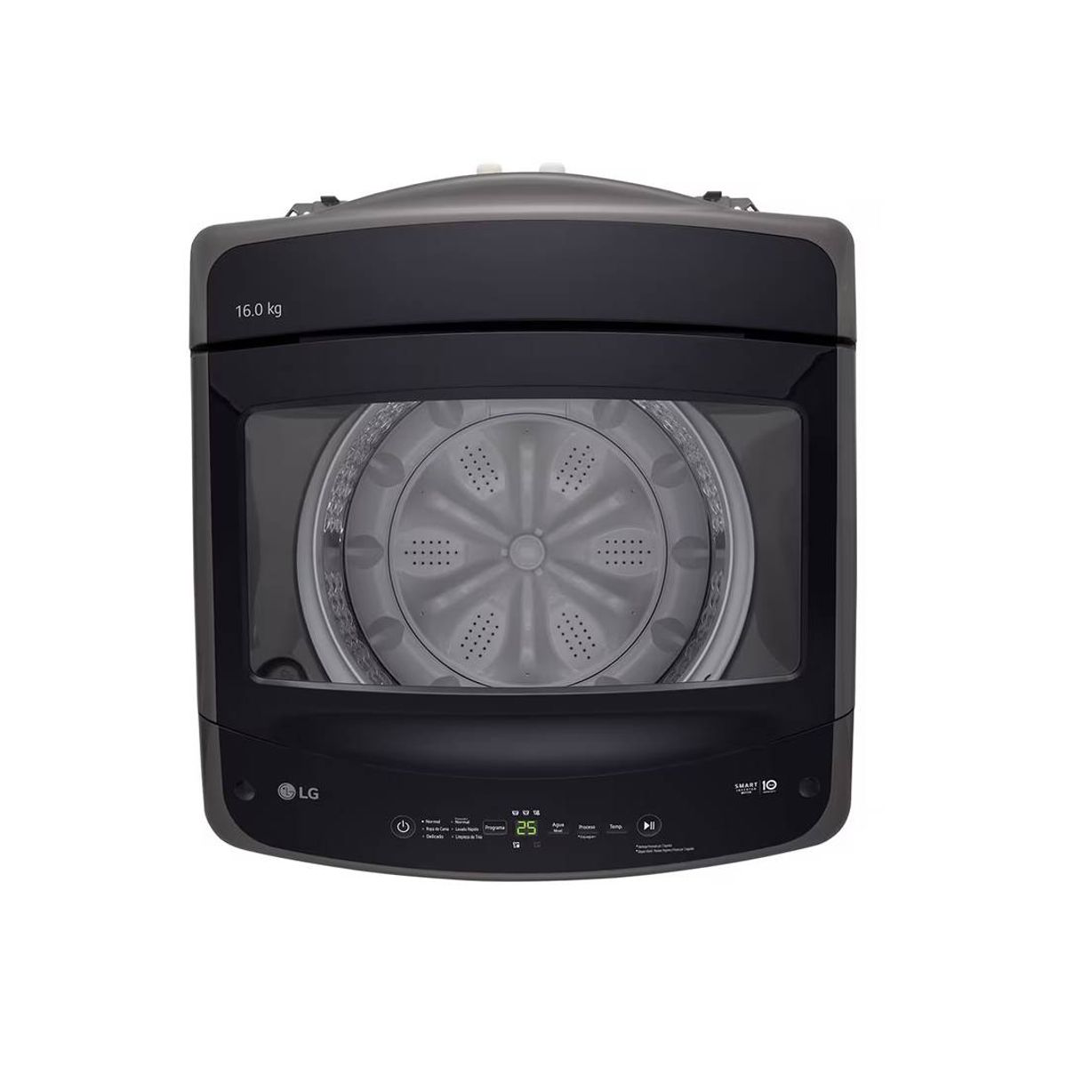 LG - Lavadora 16kg carga superior TurboDrum WT16BVTB Negro