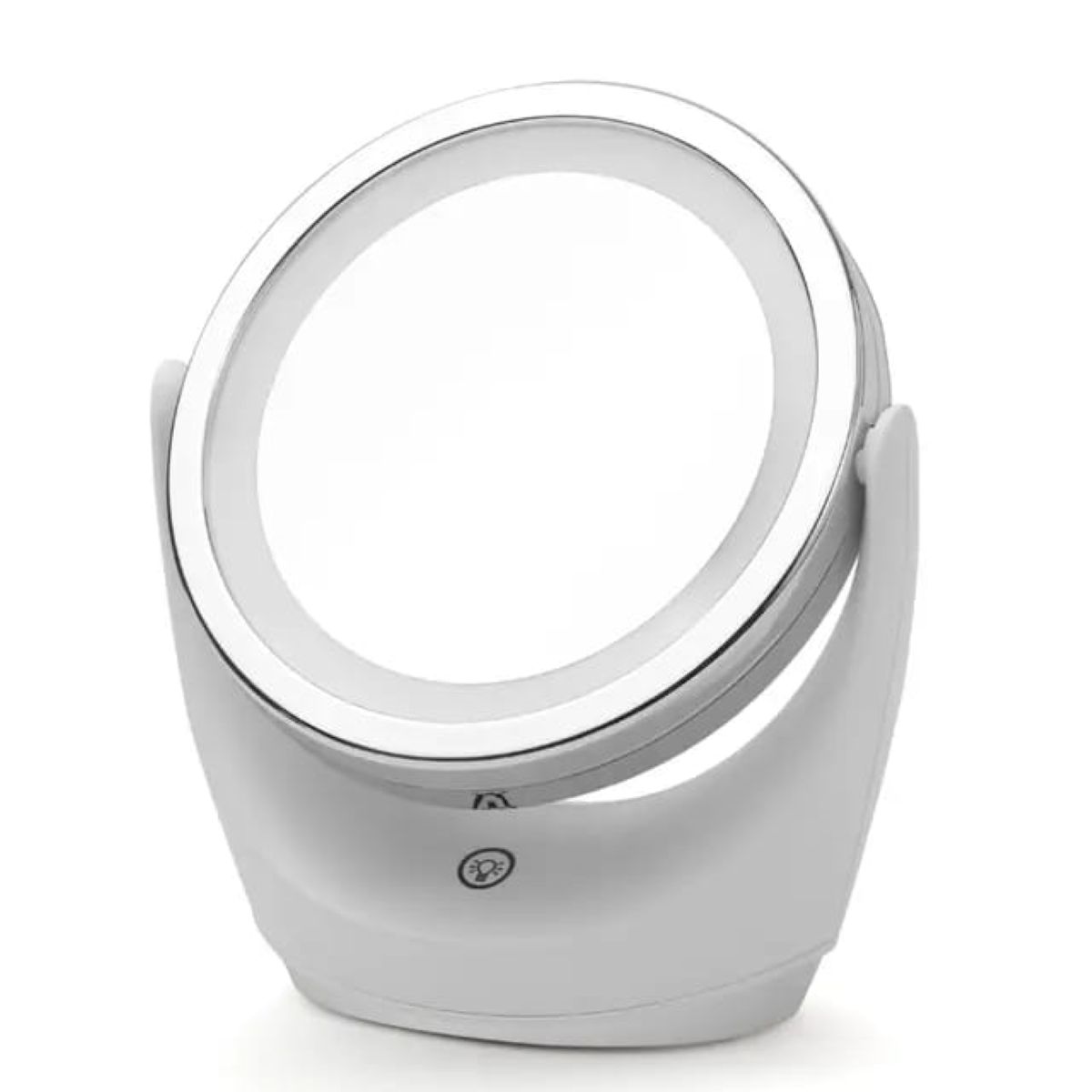 GENERICO - Espejo Giratorio Para Maquillaje Con Luz LED